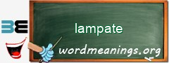 WordMeaning blackboard for lampate